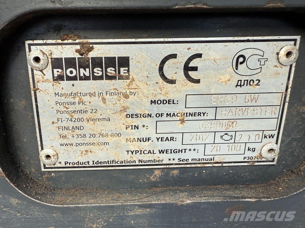 Ponsse Ergo 6W Harvesterji