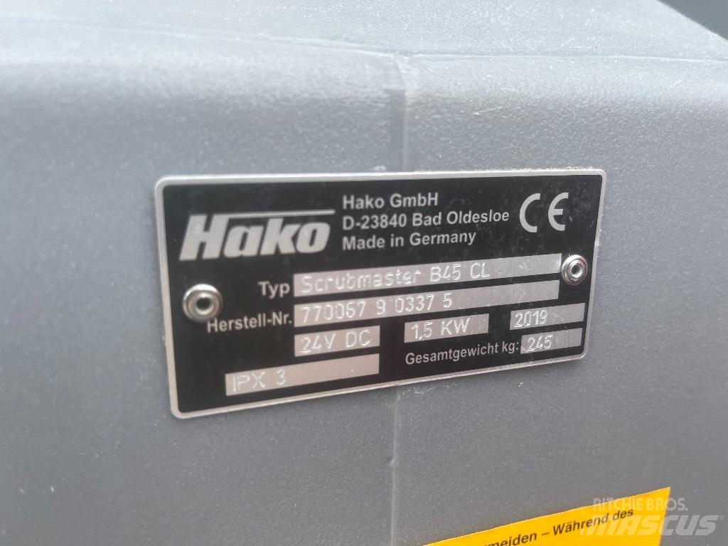 Hako B45 CL Stroji za ribanje in pomivanj tal