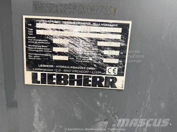 Liebherr A 914 Bagri na kolesih
