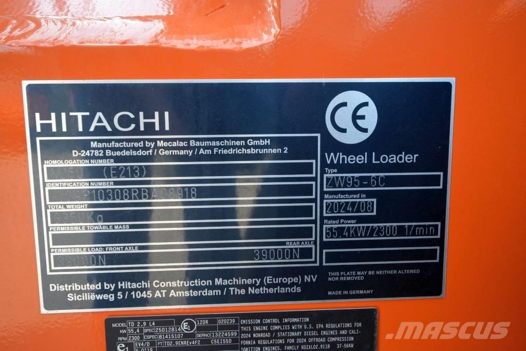 Hitachi ZW 95-6 C Kolesni nakladalci