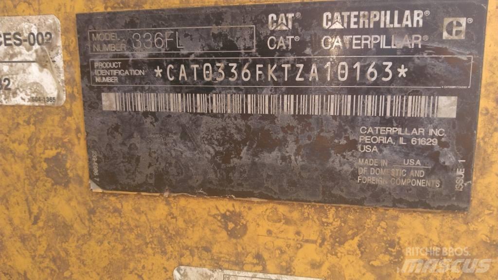 CAT 336 F L Bagri goseničarji