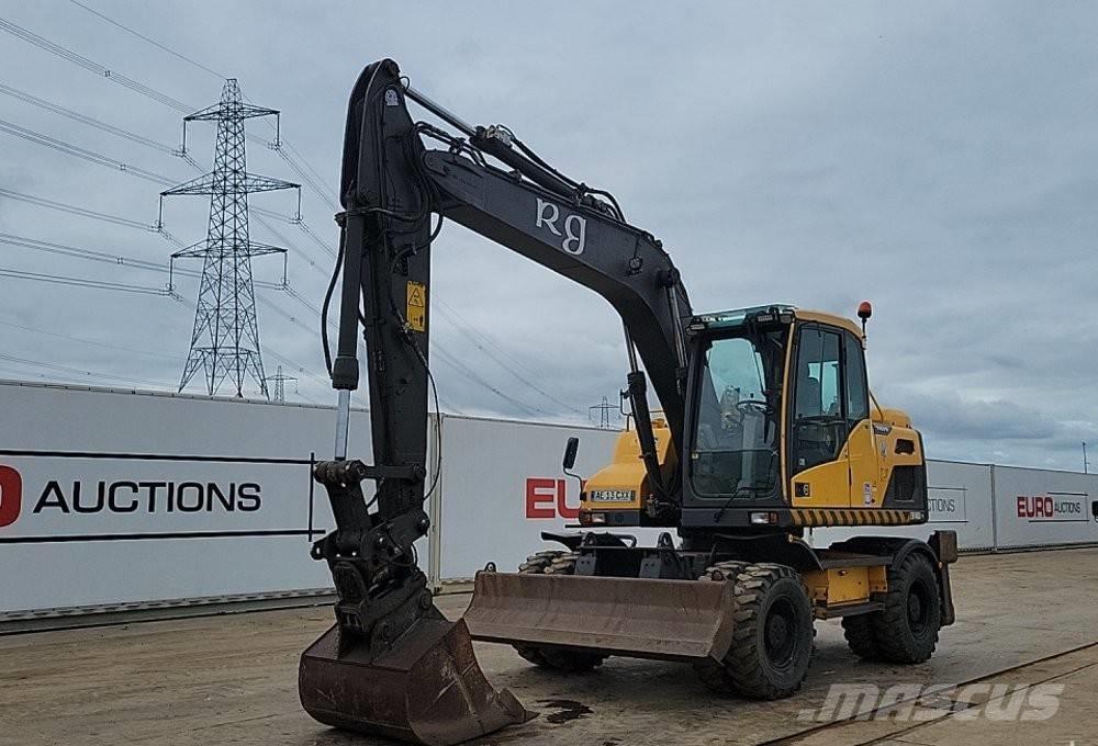 Volvo EW 140 D Bagri na kolesih