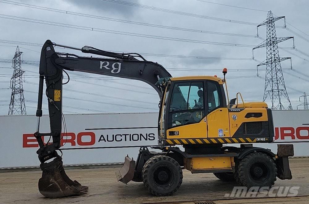 Volvo EW 140 D Bagri na kolesih