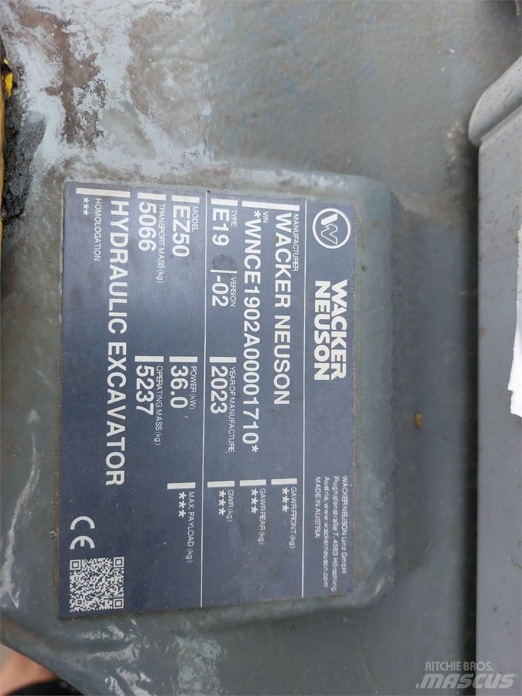 Wacker Neuson EZ50 Bagri goseničarji