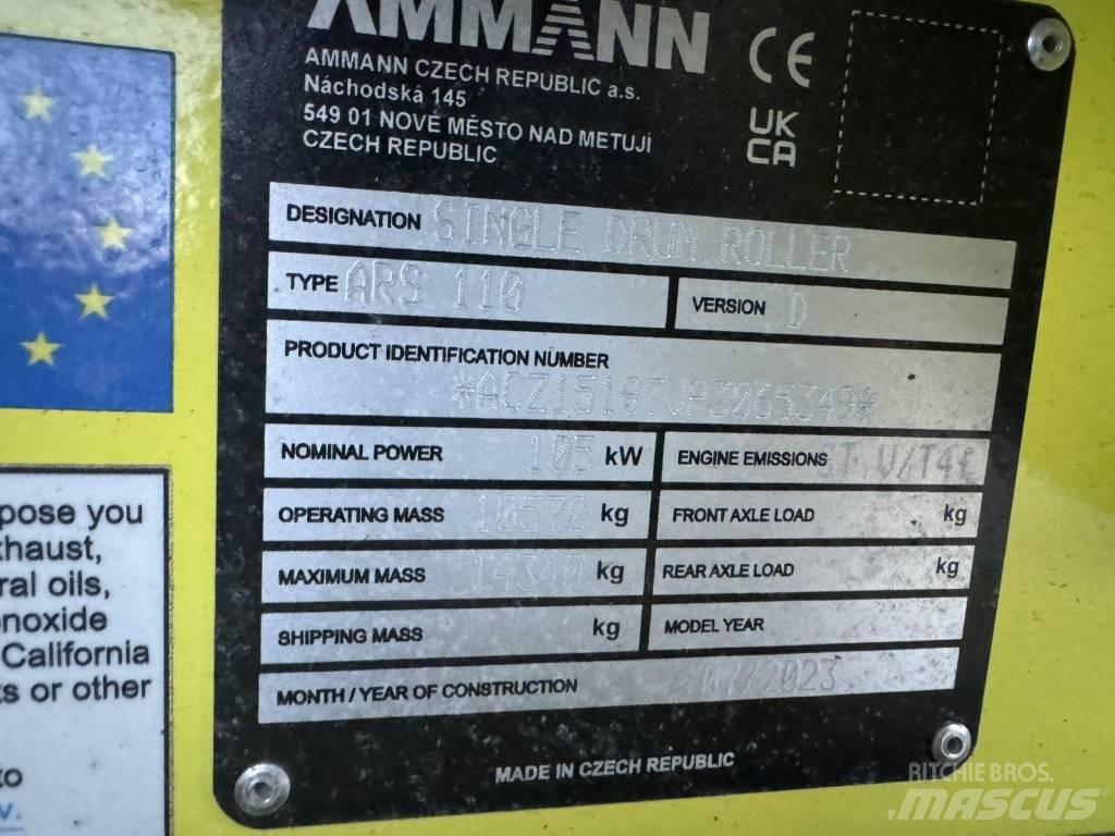 Ammann ARS 110 Enojni valjarji