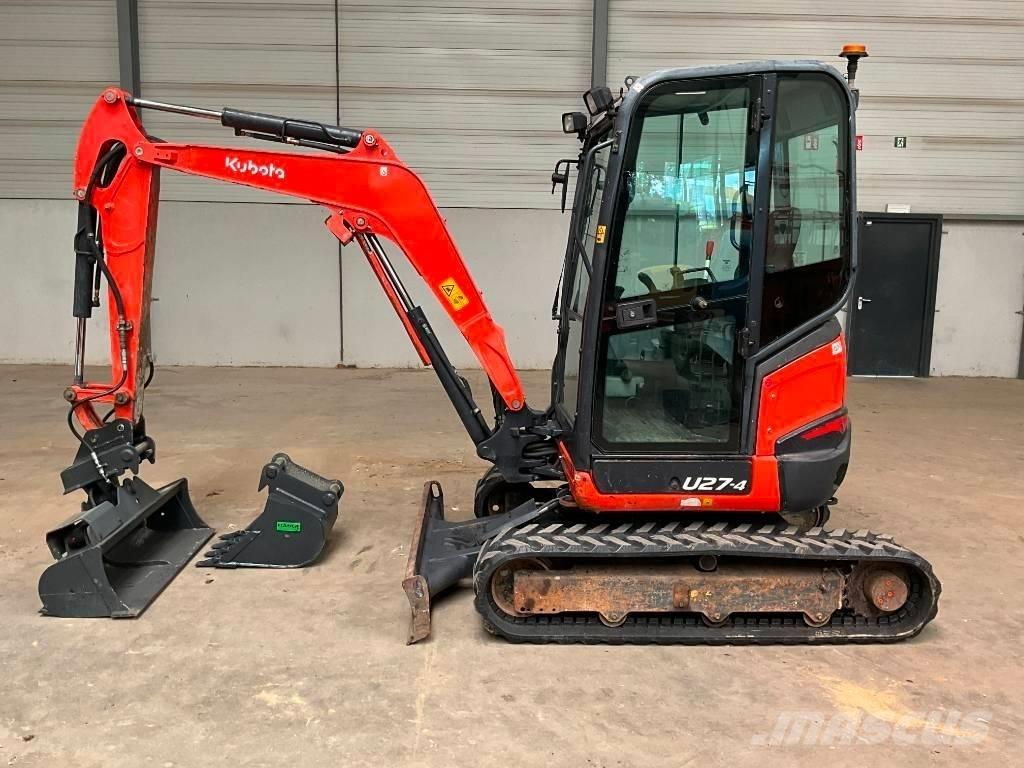 Kubota U 27-4 Mini bagri <7t