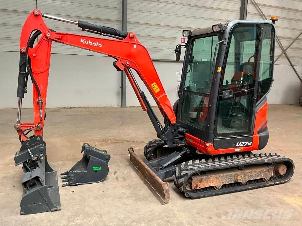 Kubota U 27-4 Mini bagri <7t
