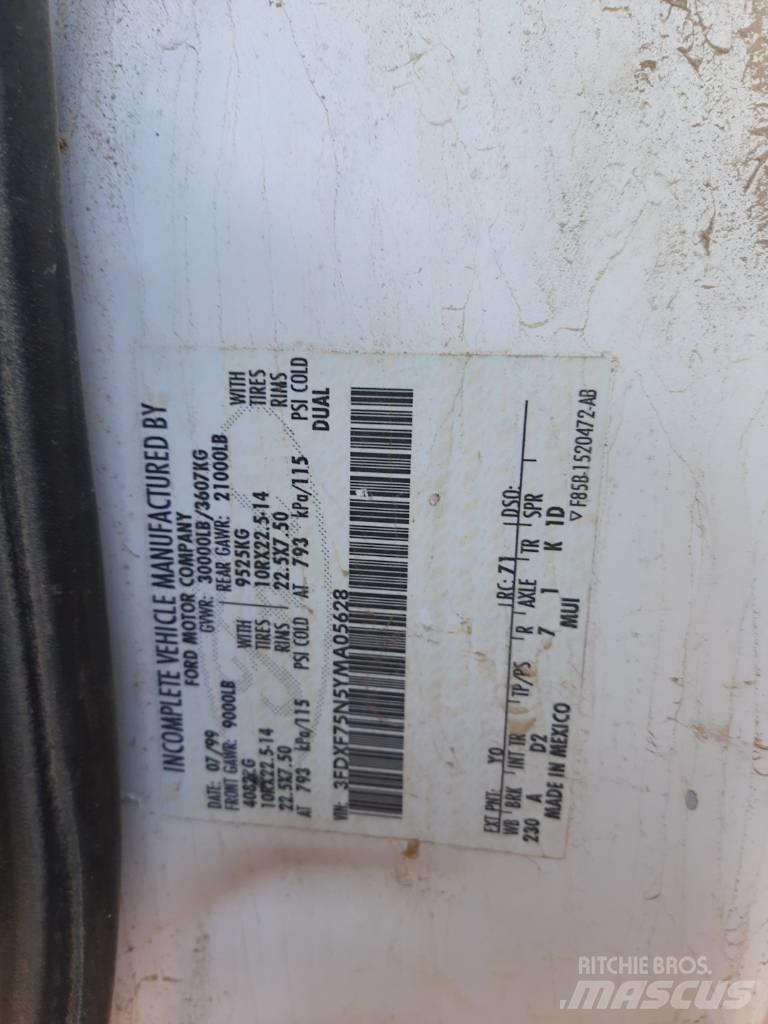 Ford F 750 Tovornjaki za vodo
