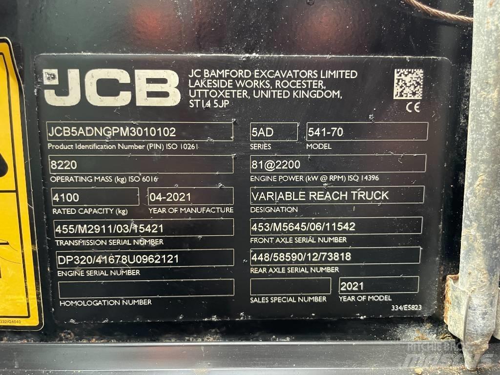 JCB 541-70 Teleskopski viličarji