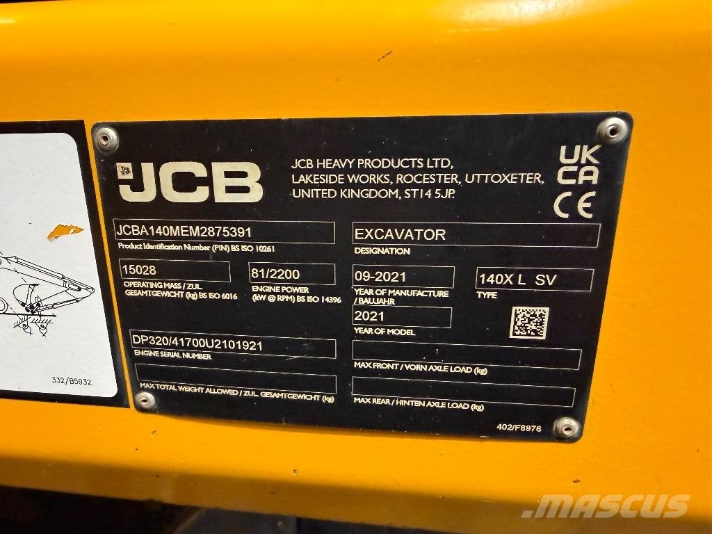 JCB 140 X Bagri goseničarji