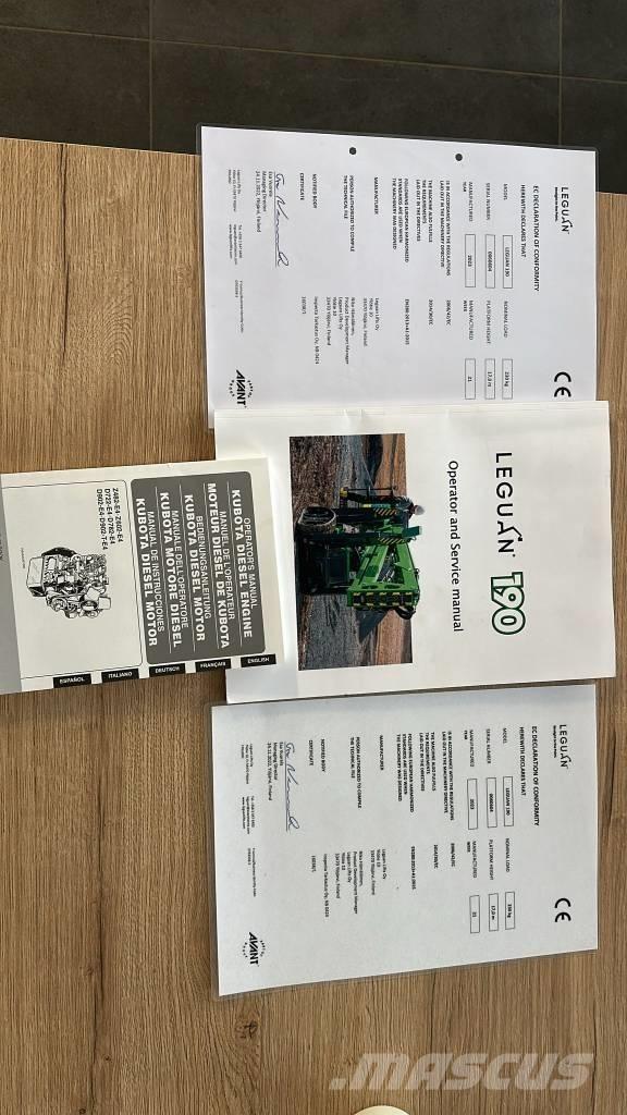 Avant Leguan 190 Gradbena dvigala  