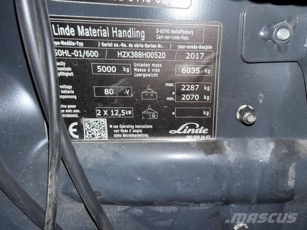Linde E 50-02 Električni viličarji