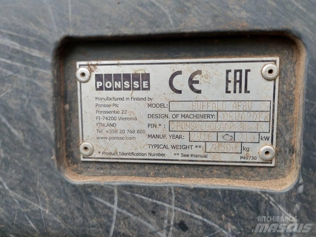Ponsse BUFFALO AF 8W Forwarderji