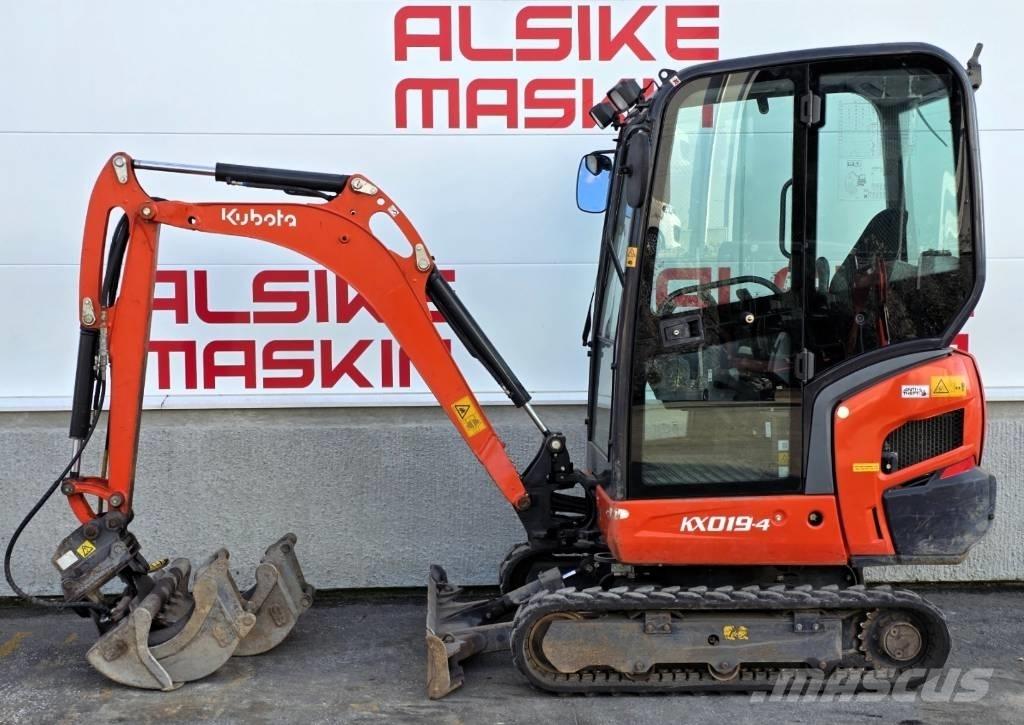 Kubota KX 019-4 Mini bagri <7t