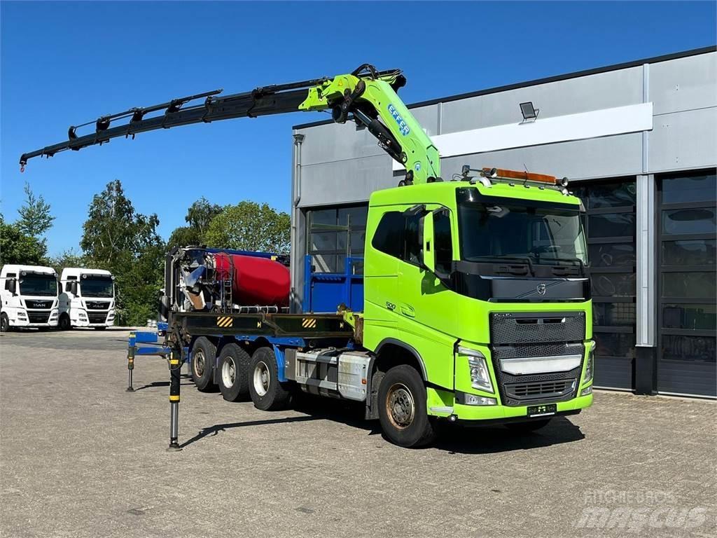Volvo FH 500 8X4 Tovornjaki z žerjavom