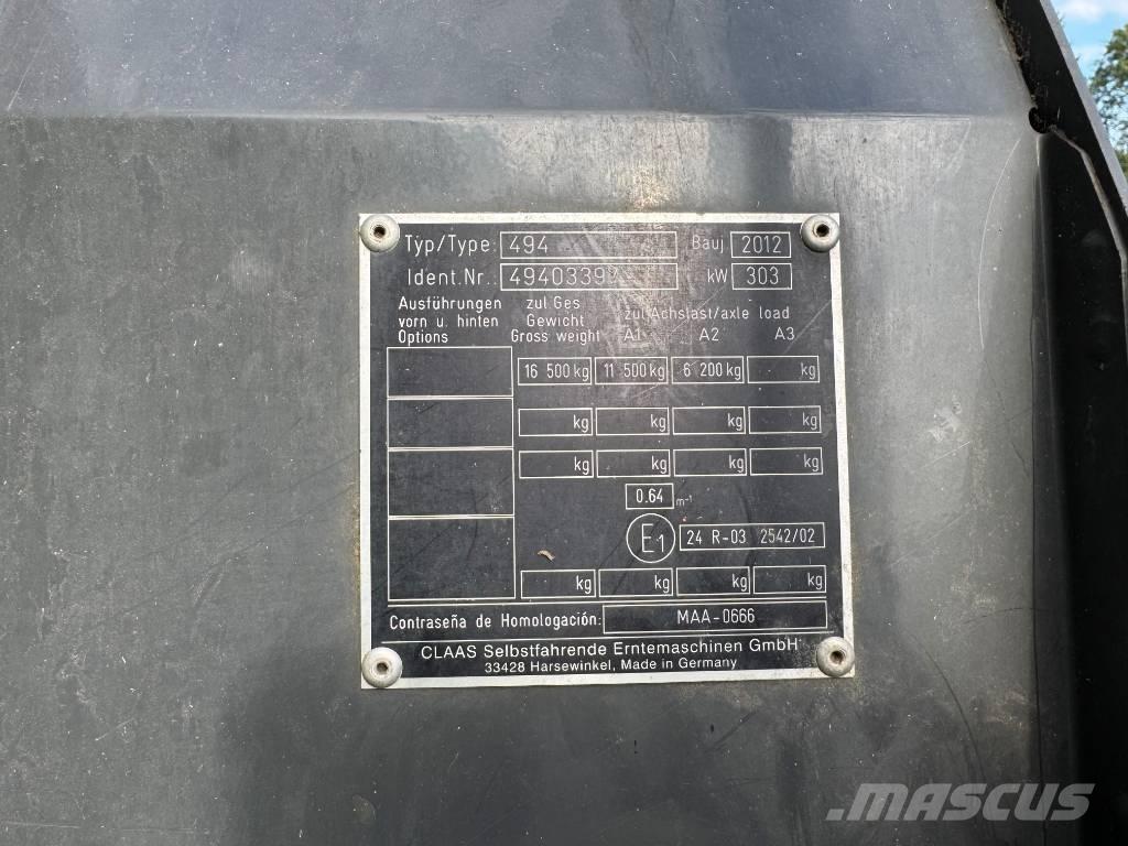 CLAAS Jaguar 930 Stroji za krmo na lastni pogon