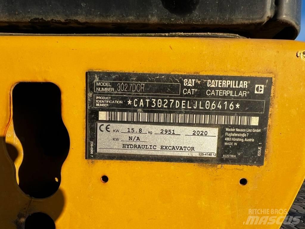 CAT 302.7 DCR Mini bagri <7t