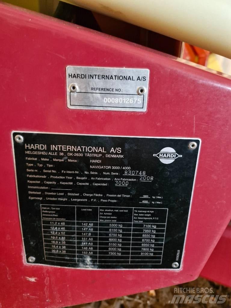 Hardi Navegator 3000 Vlečne škropilnice