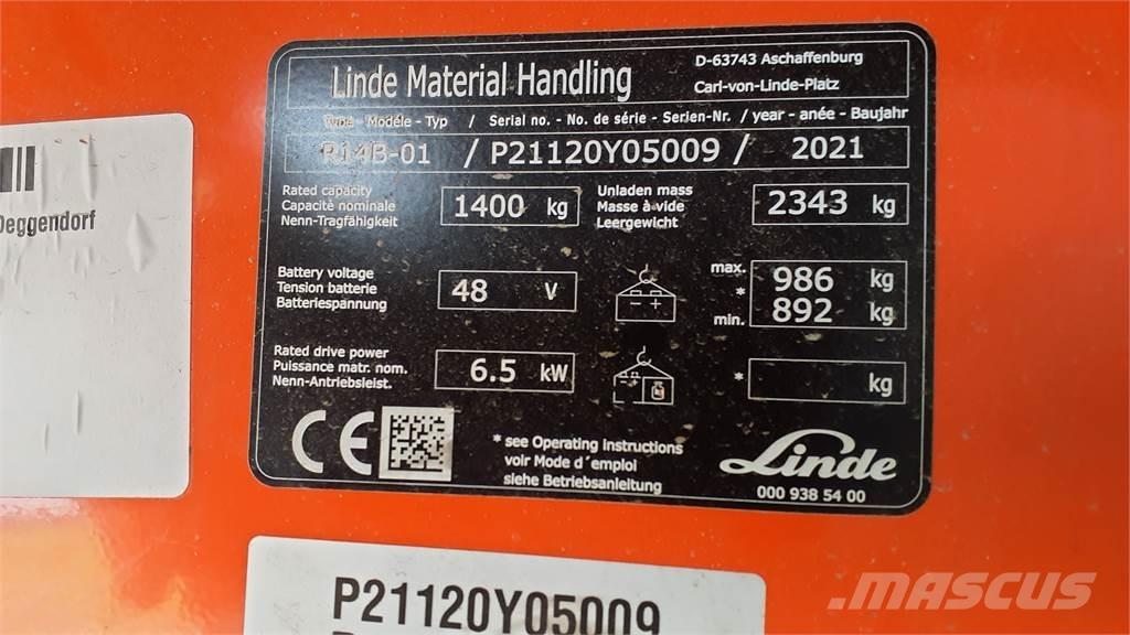 Linde R14B Viličarji s pomičnim teleskopom