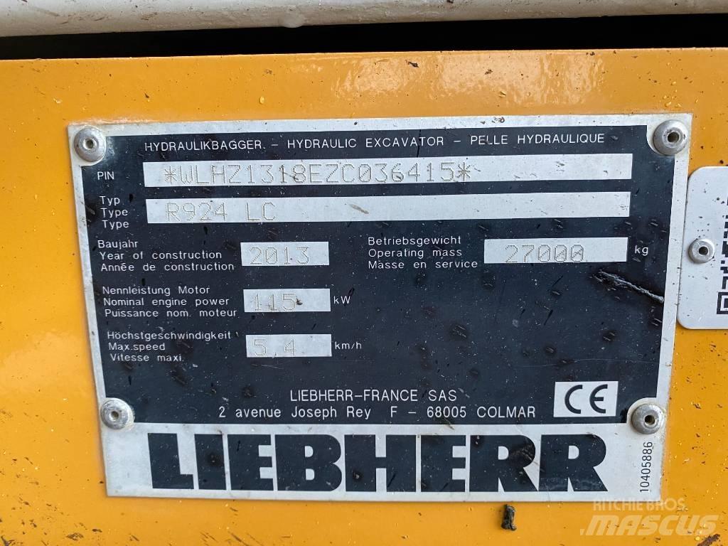 Liebherr 924 Bagri goseničarji