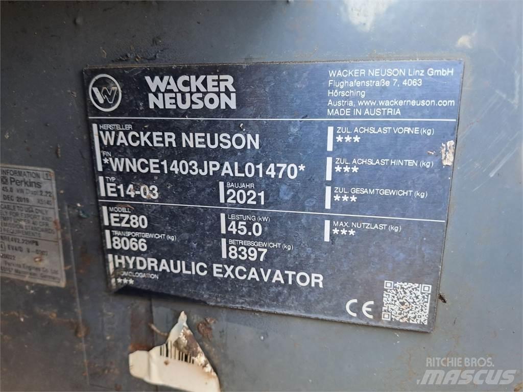 Wacker Neuson EZ80 Bagri goseničarji