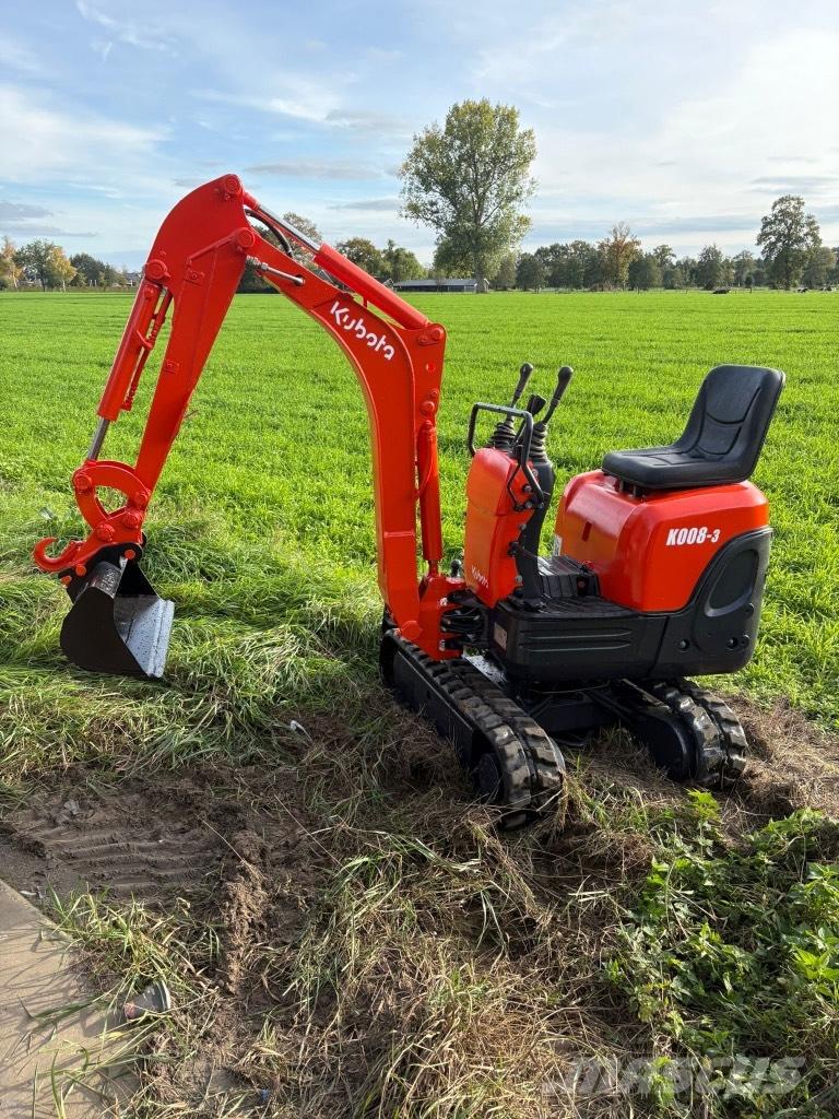 Kubota K 008-3 Mini bagri <7t