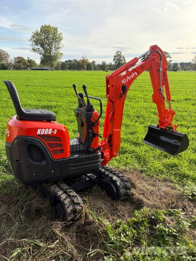 Kubota K 008-3 Mini bagri <7t