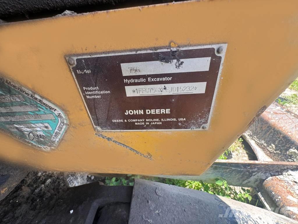 John Deere 75 G Mini bagri <7t