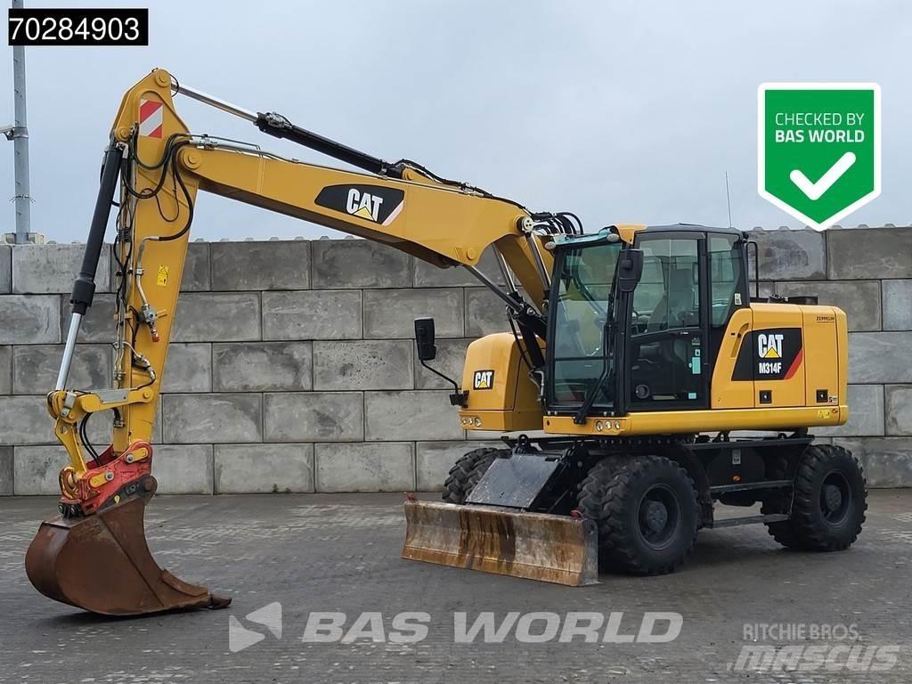 CAT M314 F Bagri na kolesih