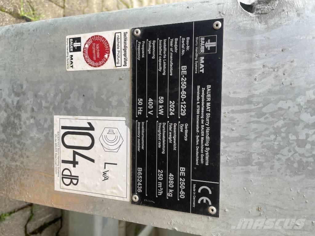Bauer MAT BE 250-60 Gradbeništvo - drugo