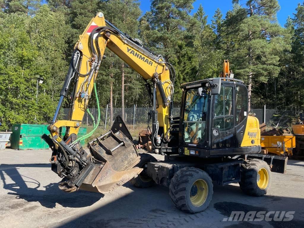 Yanmar B 95 W Bagri na kolesih