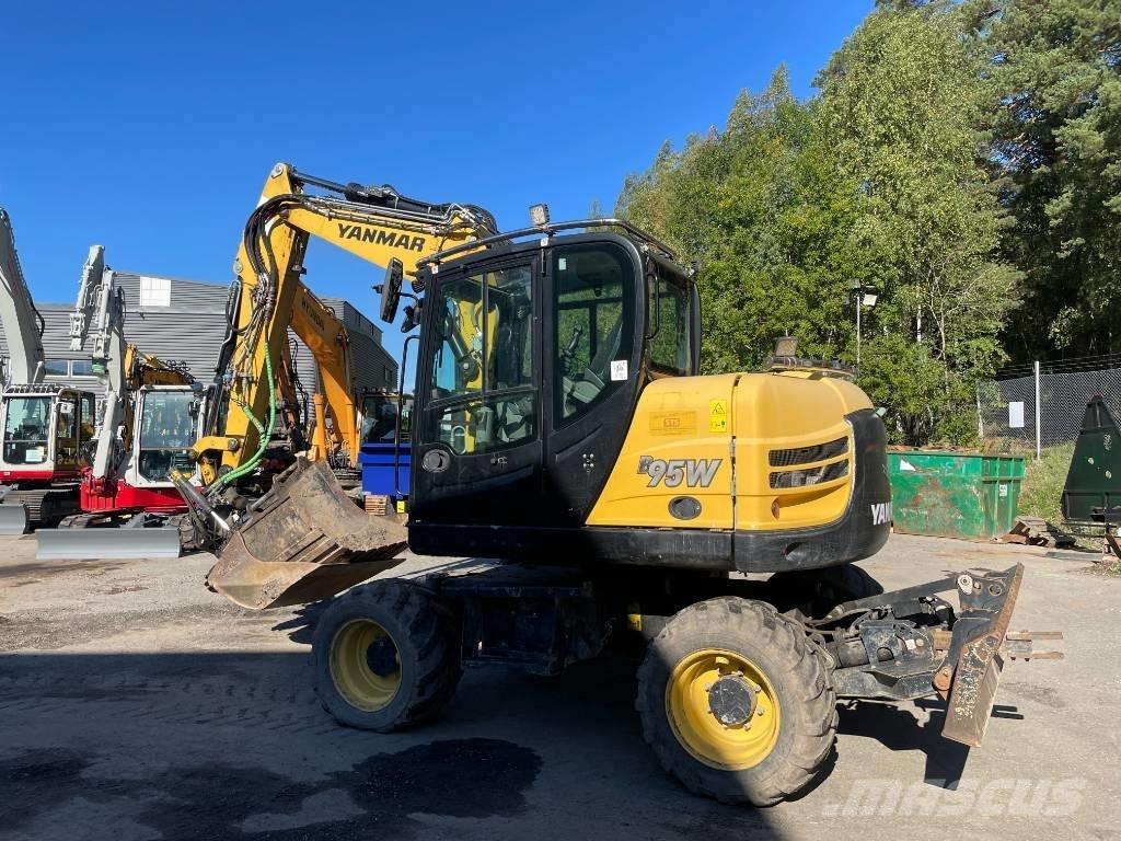 Yanmar B 95 W Bagri na kolesih