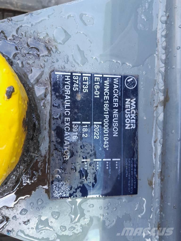 Wacker Neuson ET 35 Bagri goseničarji