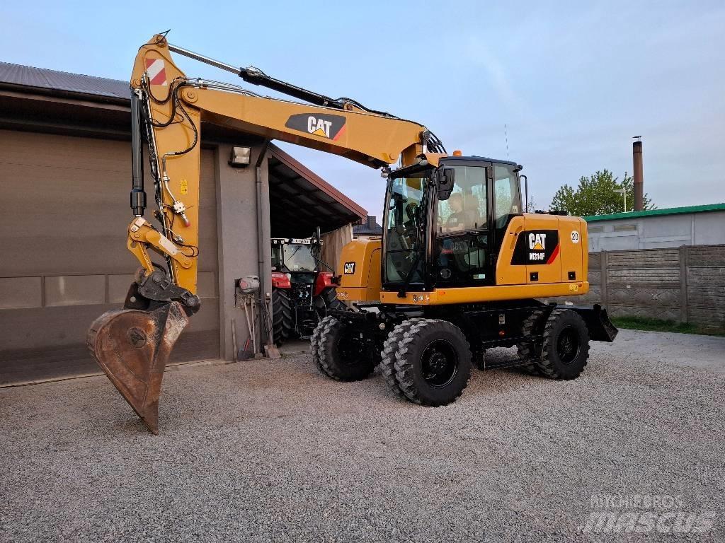 CAT 314 F Bagri na kolesih