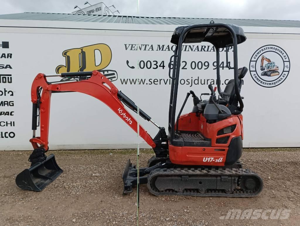 Kubota U 17-3A Mini bagri <7t