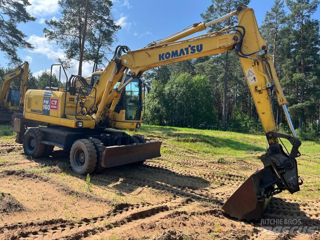 Komatsu PW 160-7 Bagri na kolesih