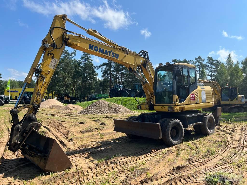 Komatsu PW 160-7 Bagri na kolesih