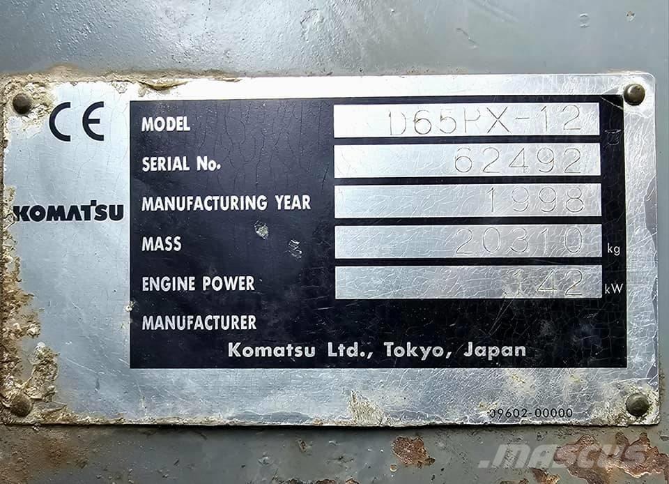 Komatsu D 65 PX-12 Buldožerji goseničarji