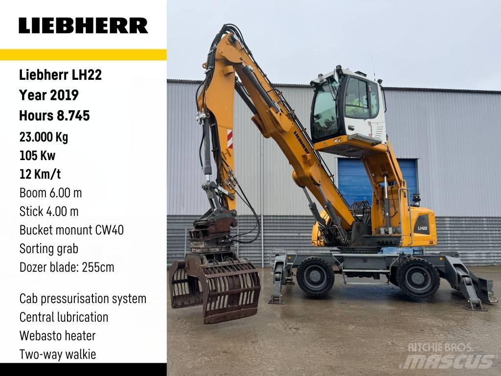Liebherr LH 22 Bagri za prekladanje primarnih/sekundarnih surovin