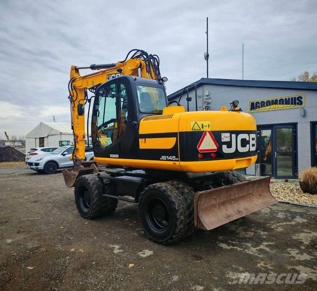 JCB JS 145 W Bagri na kolesih