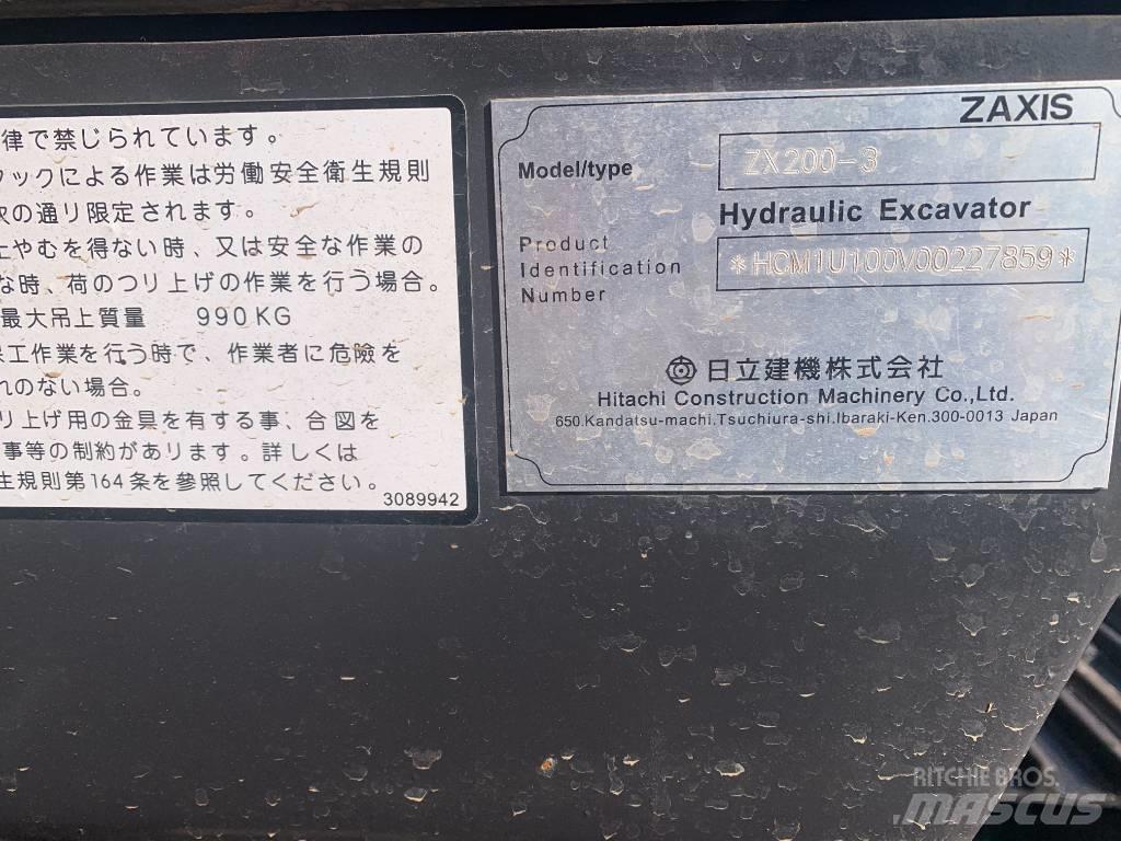 Hitachi Zaxis 200 LC Bagri goseničarji