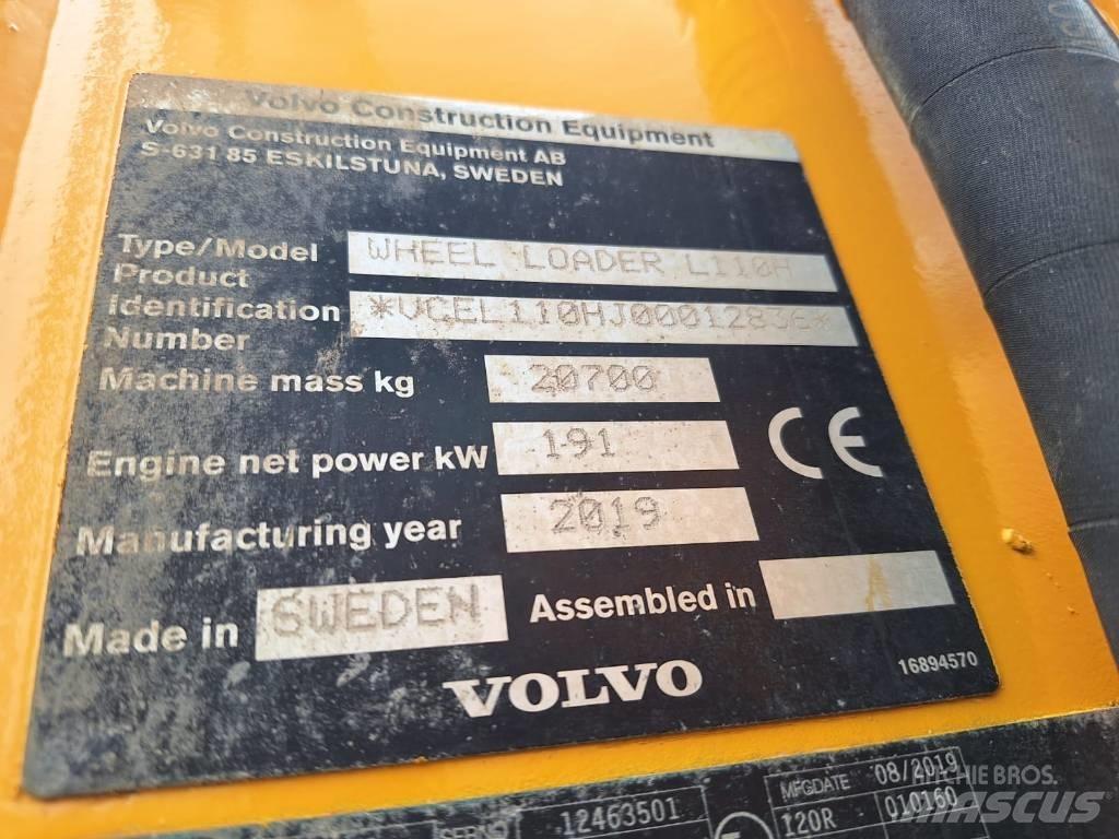 Volvo L110H VAAKA, YM Kolesni nakladalci