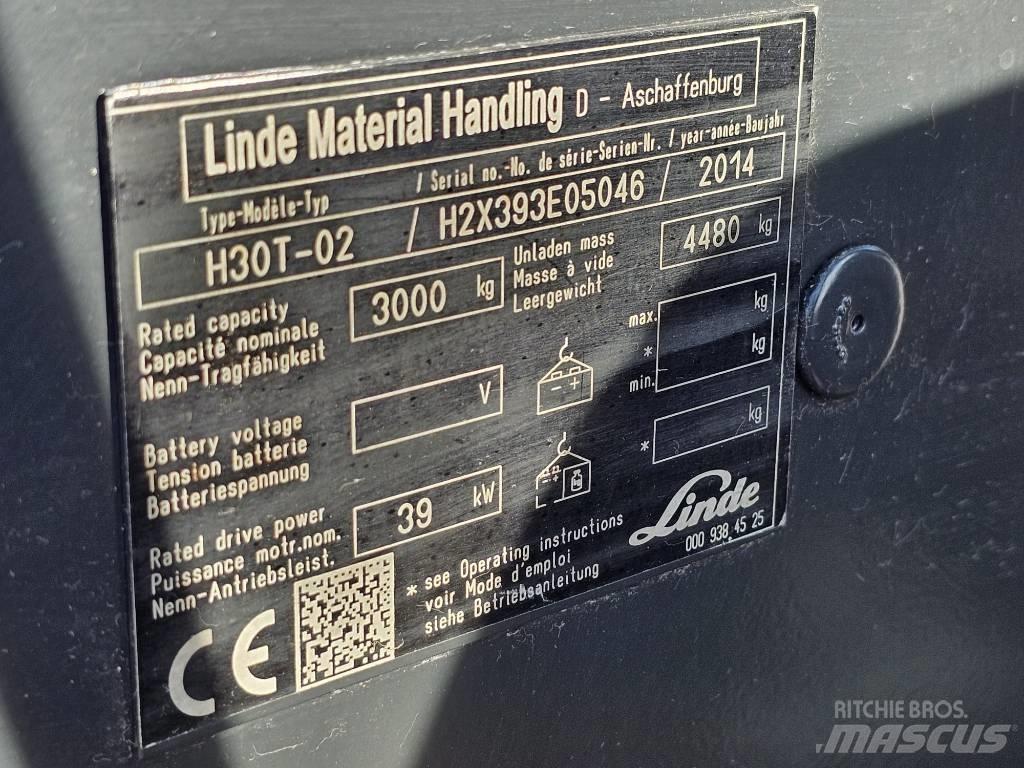 Linde H30T-02 Plinski viličarji