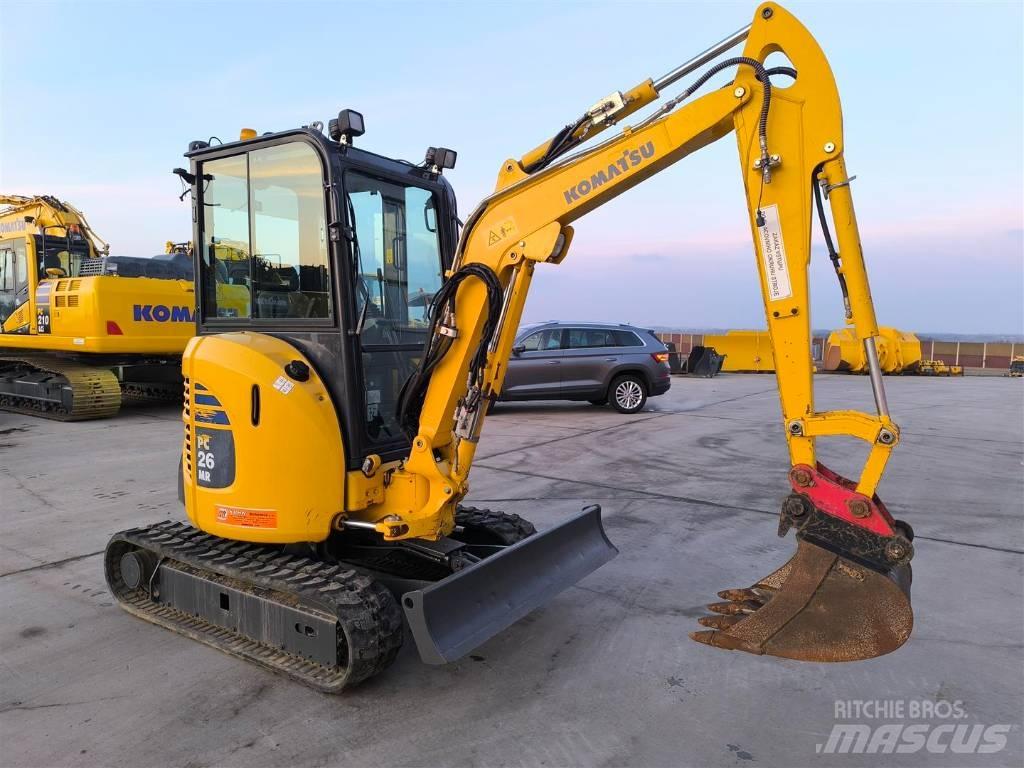 Komatsu PC 26 MR-5 Mini bagri <7t
