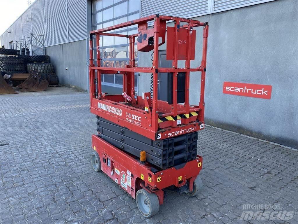 Manitou 78SEC Škarjaste dvižne ploščadi