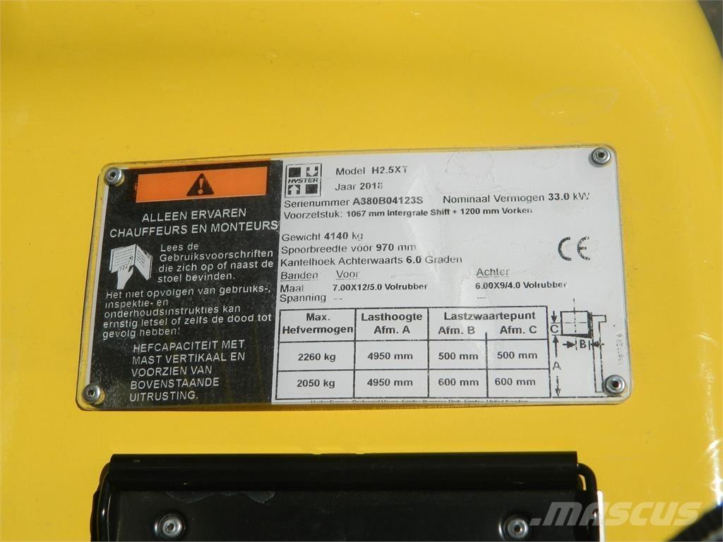Hyster H2 50XT Dizelski viličarji