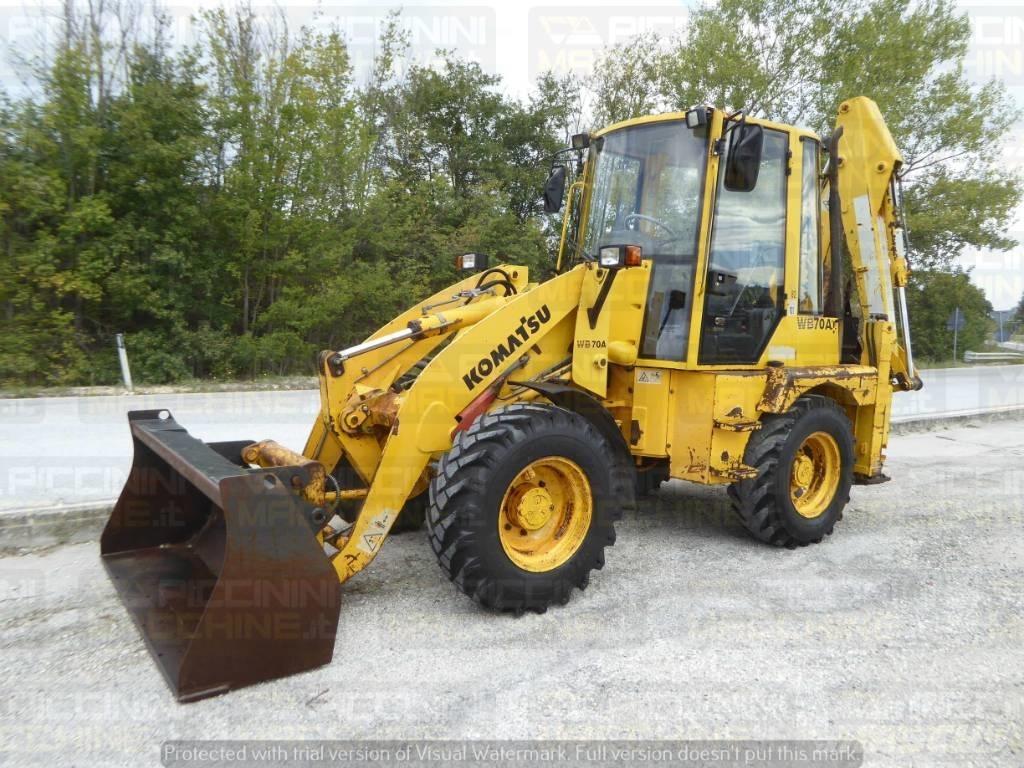 Komatsu WB70A Rovokopači