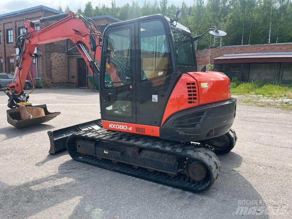 Kubota KX 080-4 Midi bagri 7t – 12t