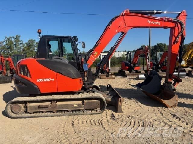 Kubota KX 080-4 Midi bagri 7t – 12t