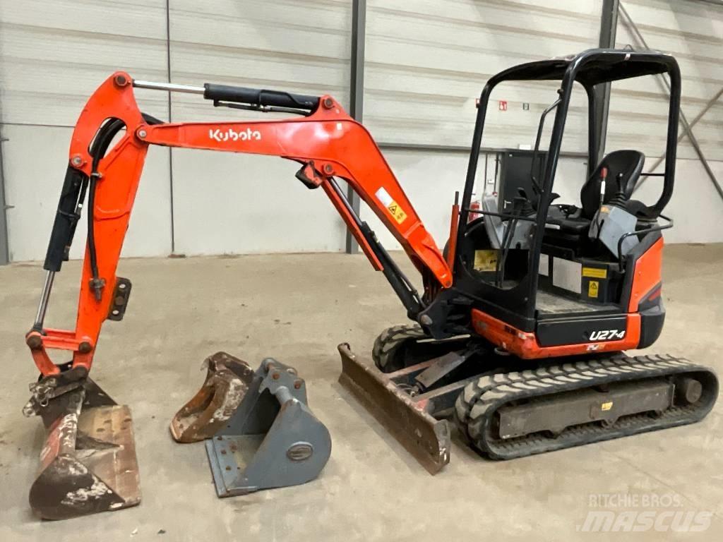 Kubota U 27-4 Mini bagri <7t